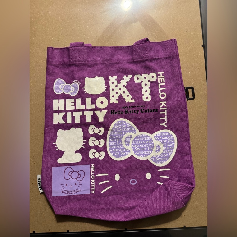 Hello Kitty Purple Tote Bag